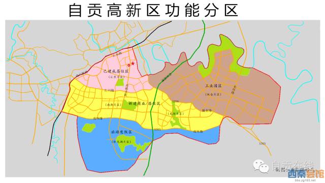 自贡高峰公园 位置图片