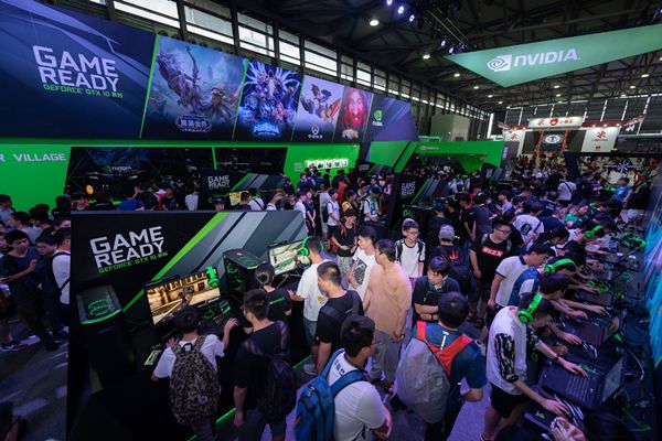 chinajoy 2018 nvida展台的火爆现场