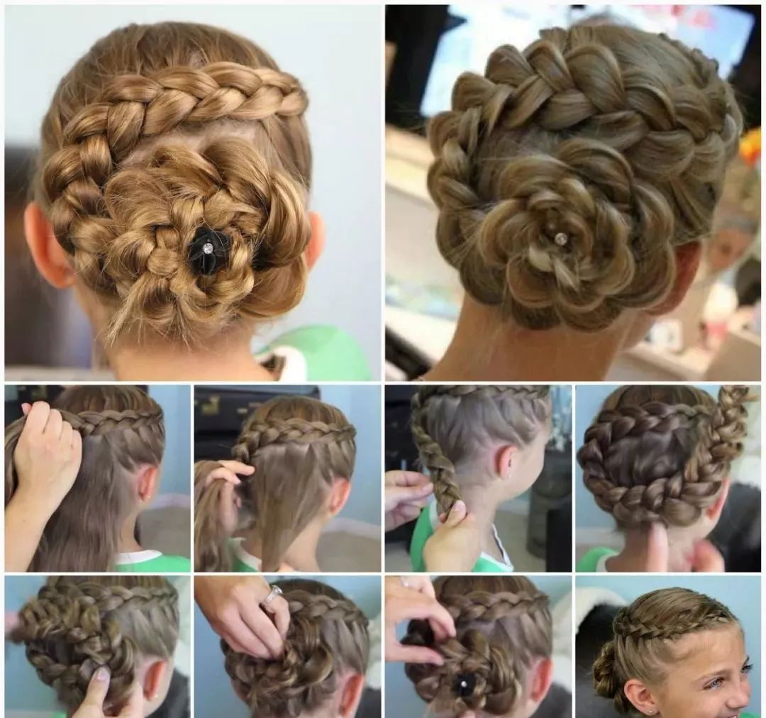 最后给大家奉上几款编发教程做到极致的样子吧这也许就是把一件小事