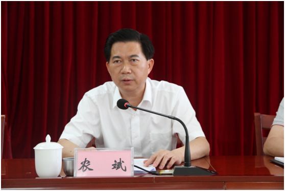 那坡县召开全县年中工作会议_农斌