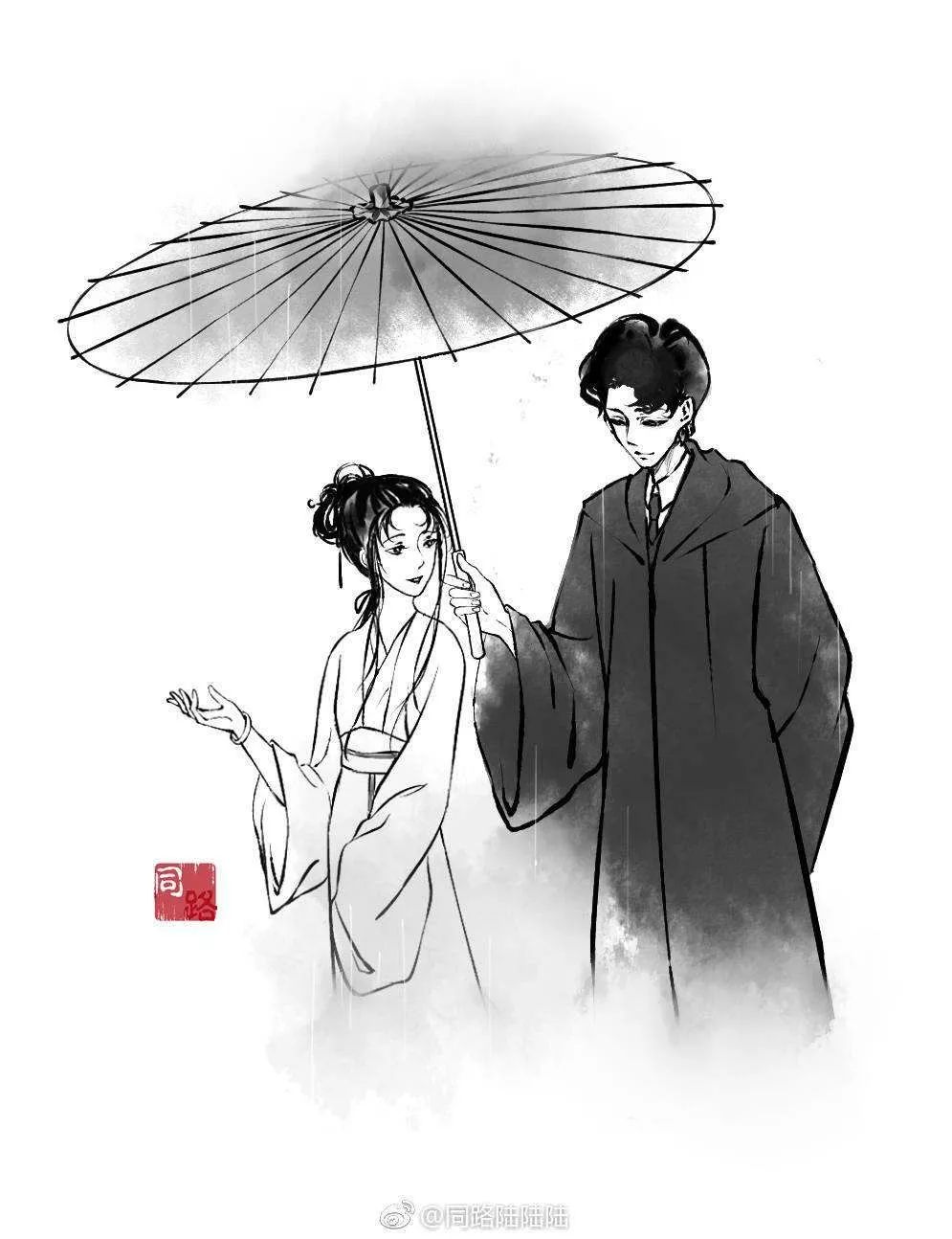 虽然会有些人对伏黛这对cp有些感官不适,觉得亵渎了经典.