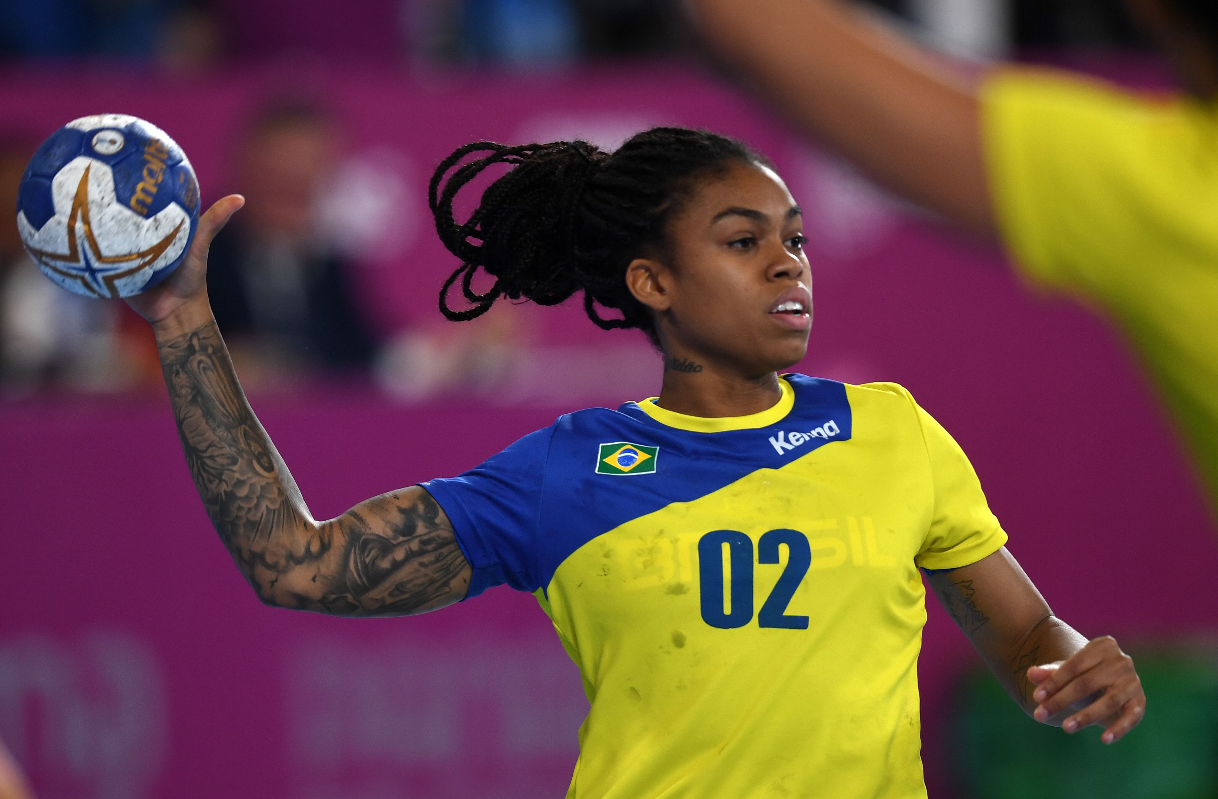 泛美运动会——巴西队获得女子手球冠军