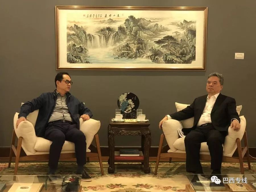 驻巴西大使杨万明会见国家电网有限公司副总经理刘泽洪