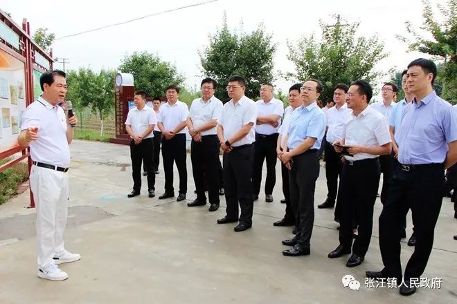 中国化学工程股份有限公司总经理刘家强一行来张汪考察