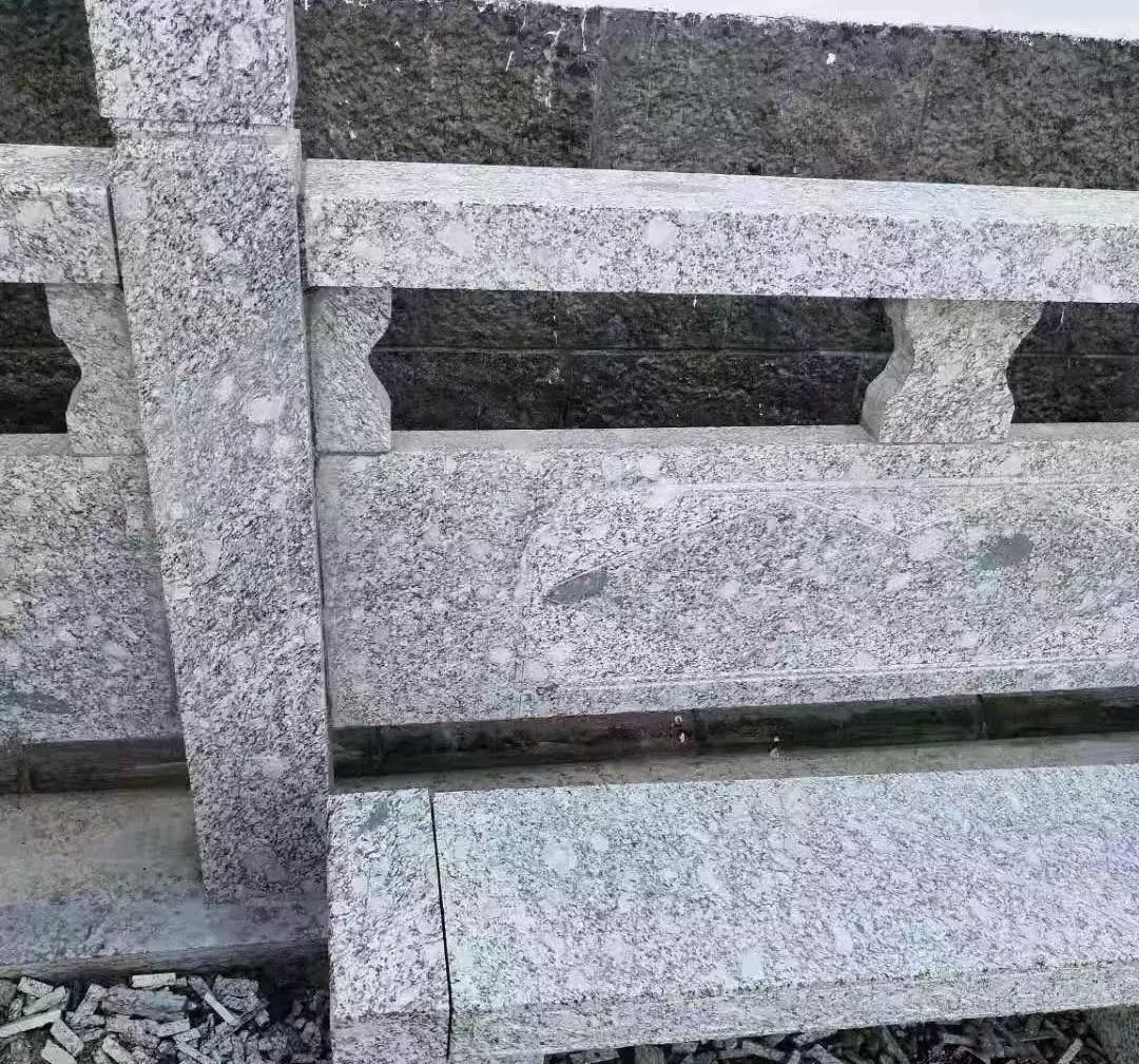 浪花白栏杆它的可应用范围广泛,地铺,墙面,干挂,栏杆,多方位满足