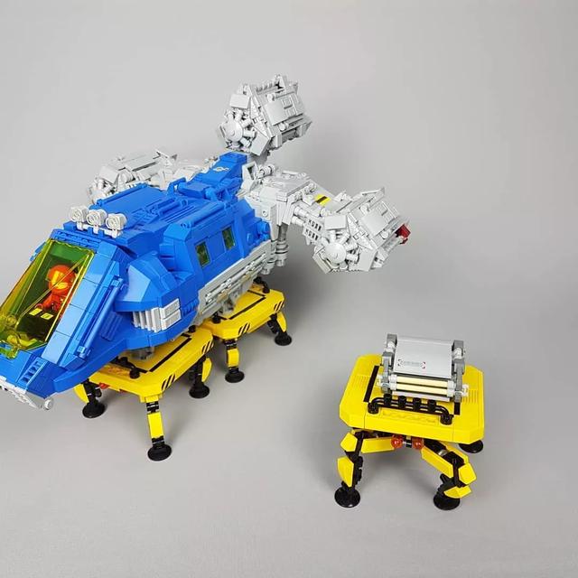 lego樂高moc作品欣賞 機甲 警車 王者 古堡