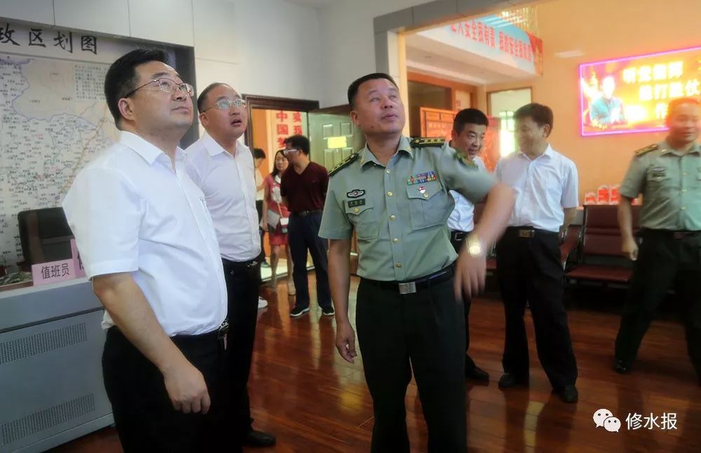 孙朝辉张林等县领导开展八一走访慰问_建设