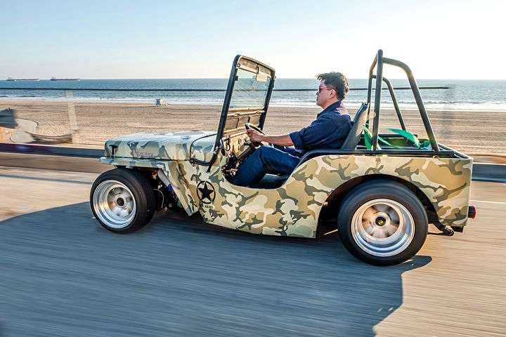 超级敞篷迷彩车:改装1946年威利斯吉普车 (cj-2a)