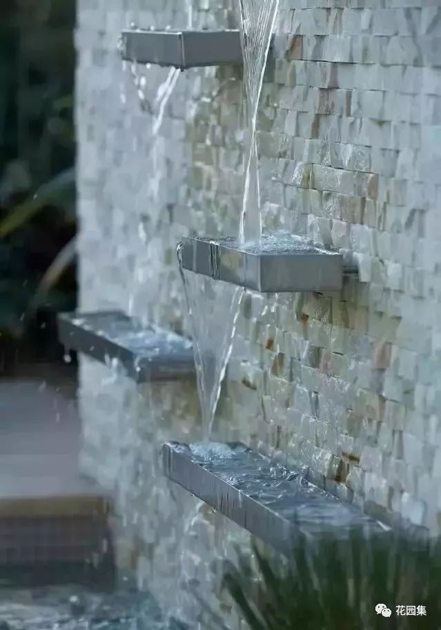 一面水景墙给庭院注入灵动之气