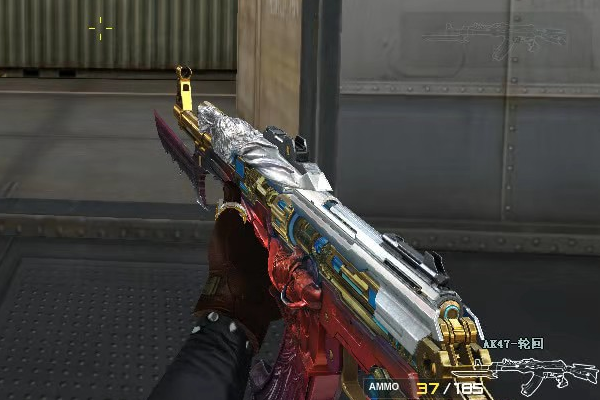 ak47-齐天大圣 从外观上看,这把枪非常的炫酷,既然叫齐天大圣,那肯定