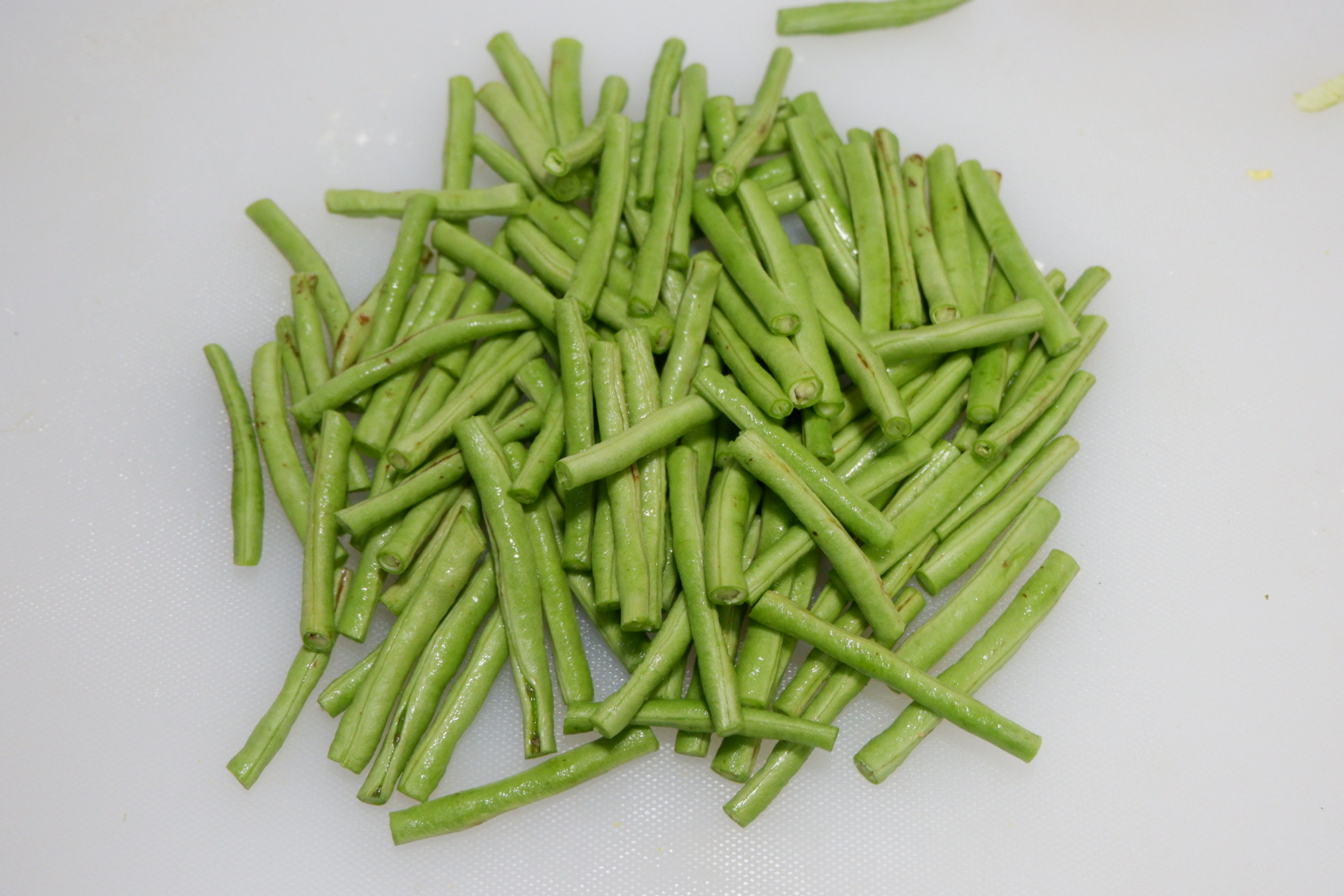 想吃豆角焖面,陕西青鸟教你方法,面条不成团,好吃入味