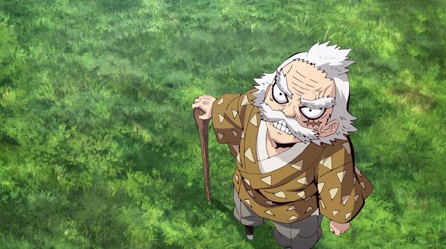 奈惠,另一位已死的柱前辈就很令人同情了,那就是善逸的师父桑岛慈悟郎