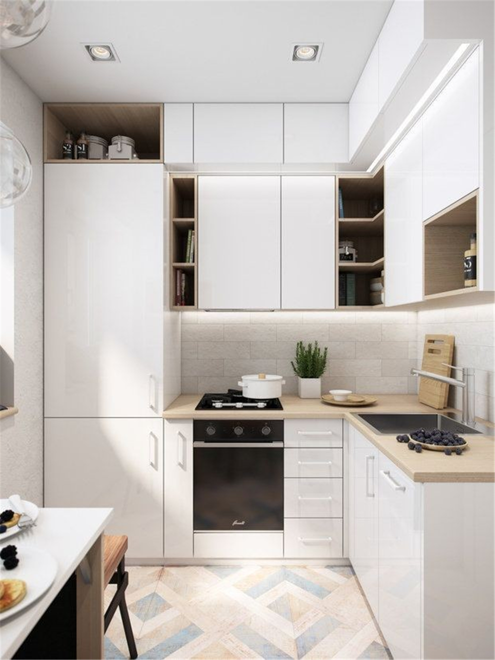 厨房装修秘籍:厨房的颜值担当,这样搭配橱柜更出彩