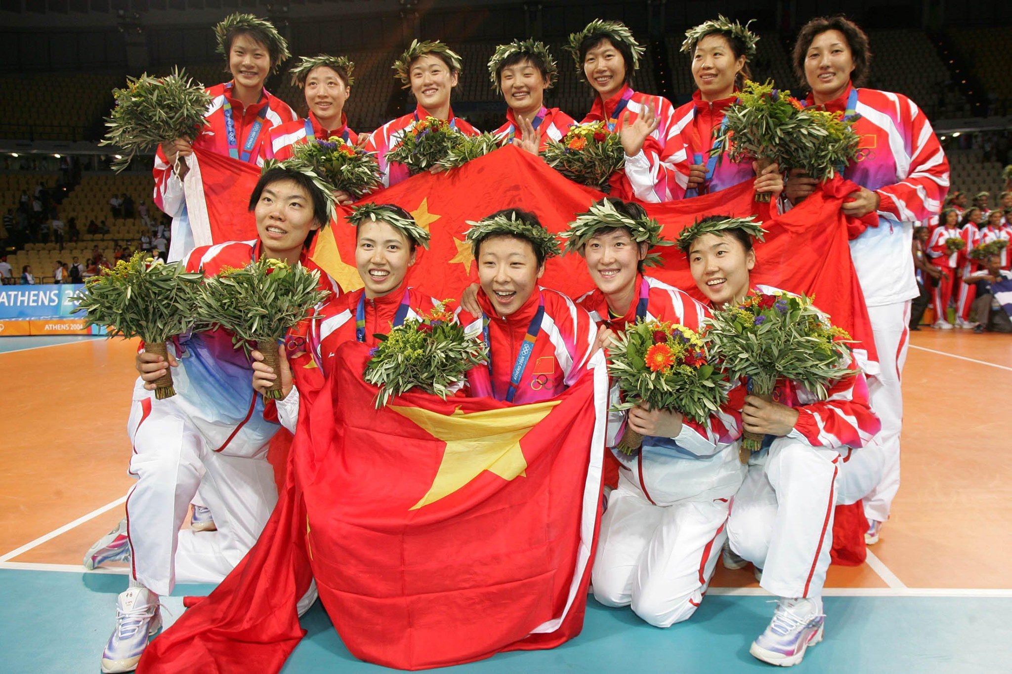 中国女排夺冠壁纸图片