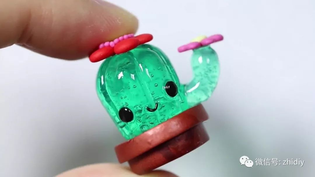 diy一个水晶玩物晶莹剔透用粘土ab胶就能制作附教程