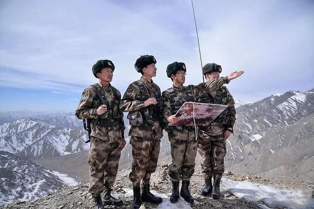 还有的在辽阔海域有的在大漠戈壁有的西北边陲有的在边疆雪域分布在
