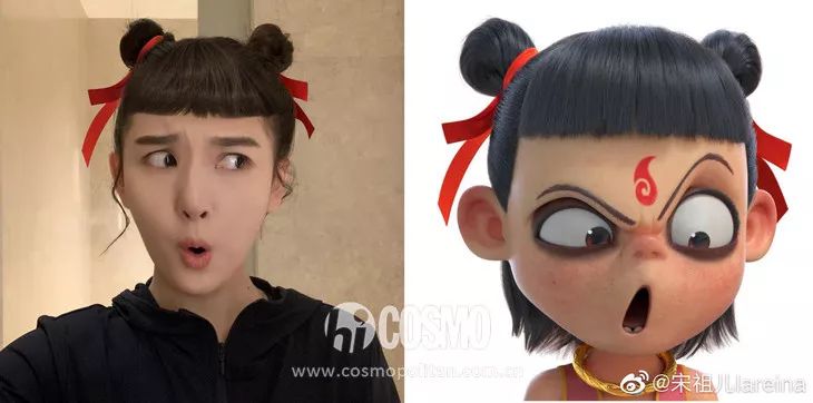 双丸子头火的时候我心想,这不是哪吒头吗?