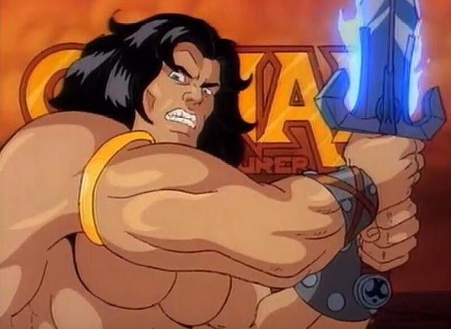 80后经典动画《降魔勇士》,超级肌肉男亚汉,为星星铁而战