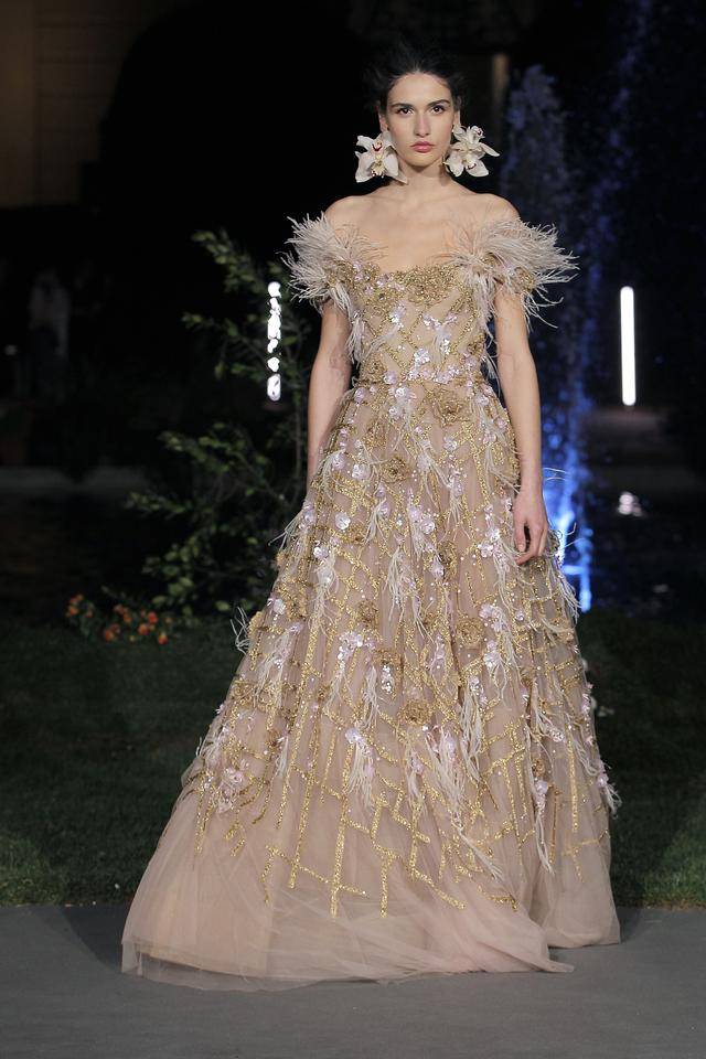 马萨切marchesa2020春夏高定秀赏析巴塞罗那婚纱周集锦