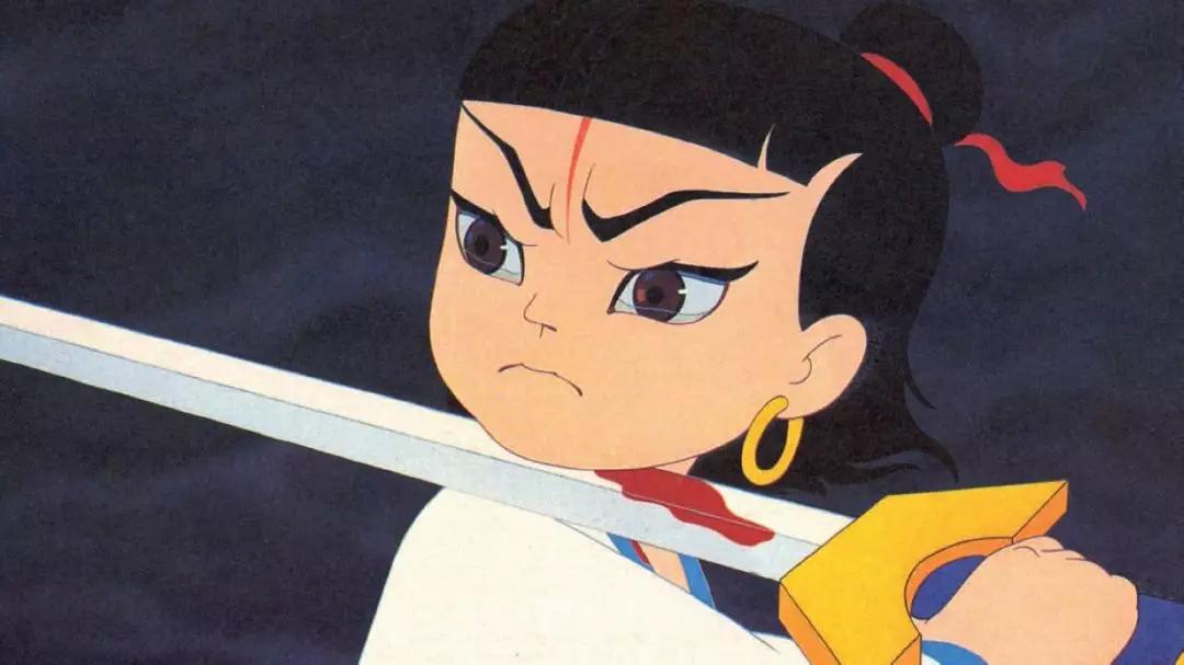 记得在儿子6岁的时候,之家就给他讲了《哪吒闹海》的故事,简易版中