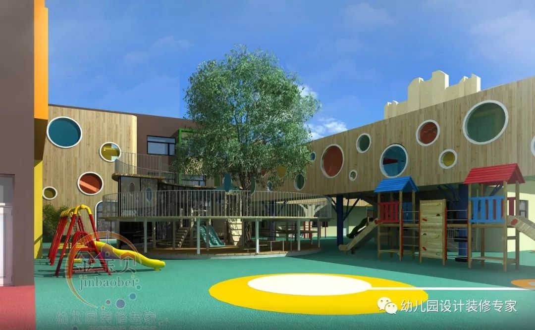 幼儿园暑期改造之户外活动场地让孩子更开心的玩耍