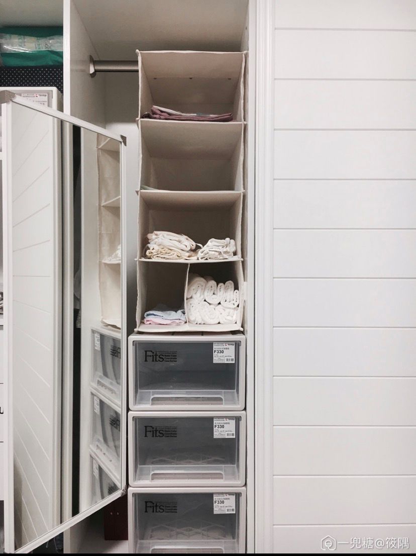 小衣柜变身衣帽间,1㎡当5㎡用,衣物不再乱糟糟