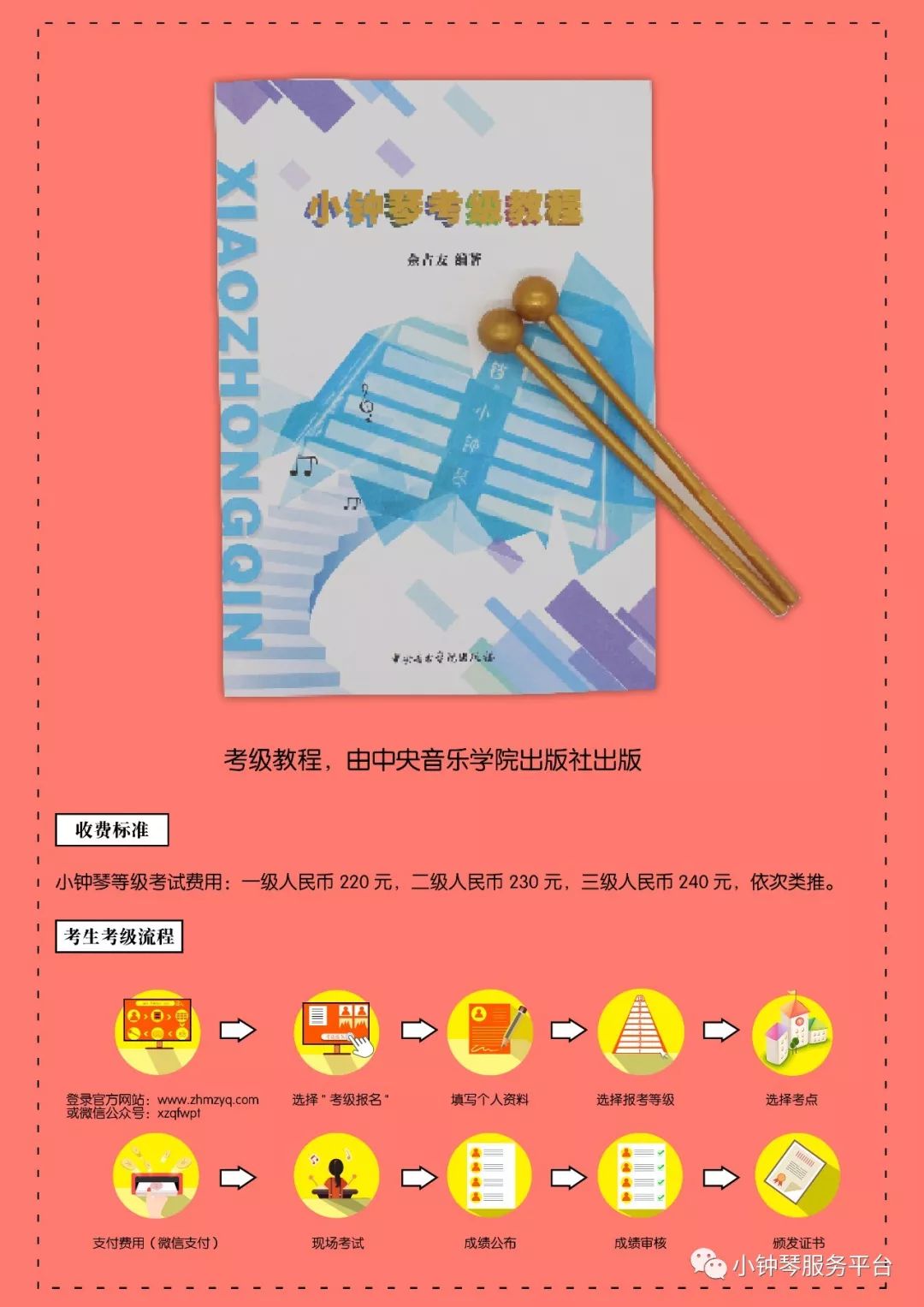 祝贺六都红星幼儿园小钟琴等级考试·福州小钟琴体验中心考级成功