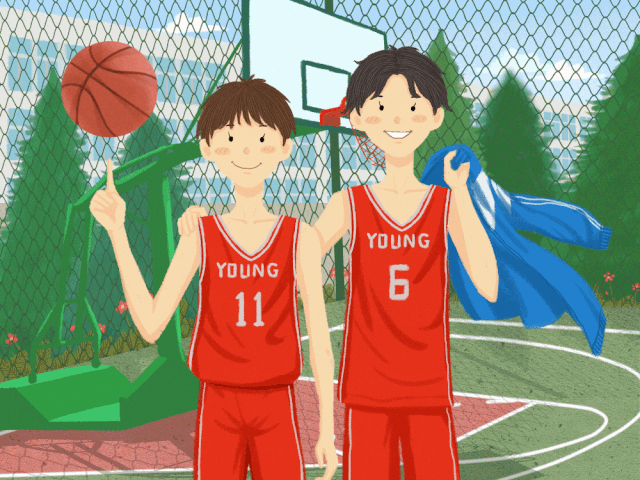 篮球场上被汗水浸湿的白衬衫操场上随风飞扬的裙摆街道边烧烤摊上飘着