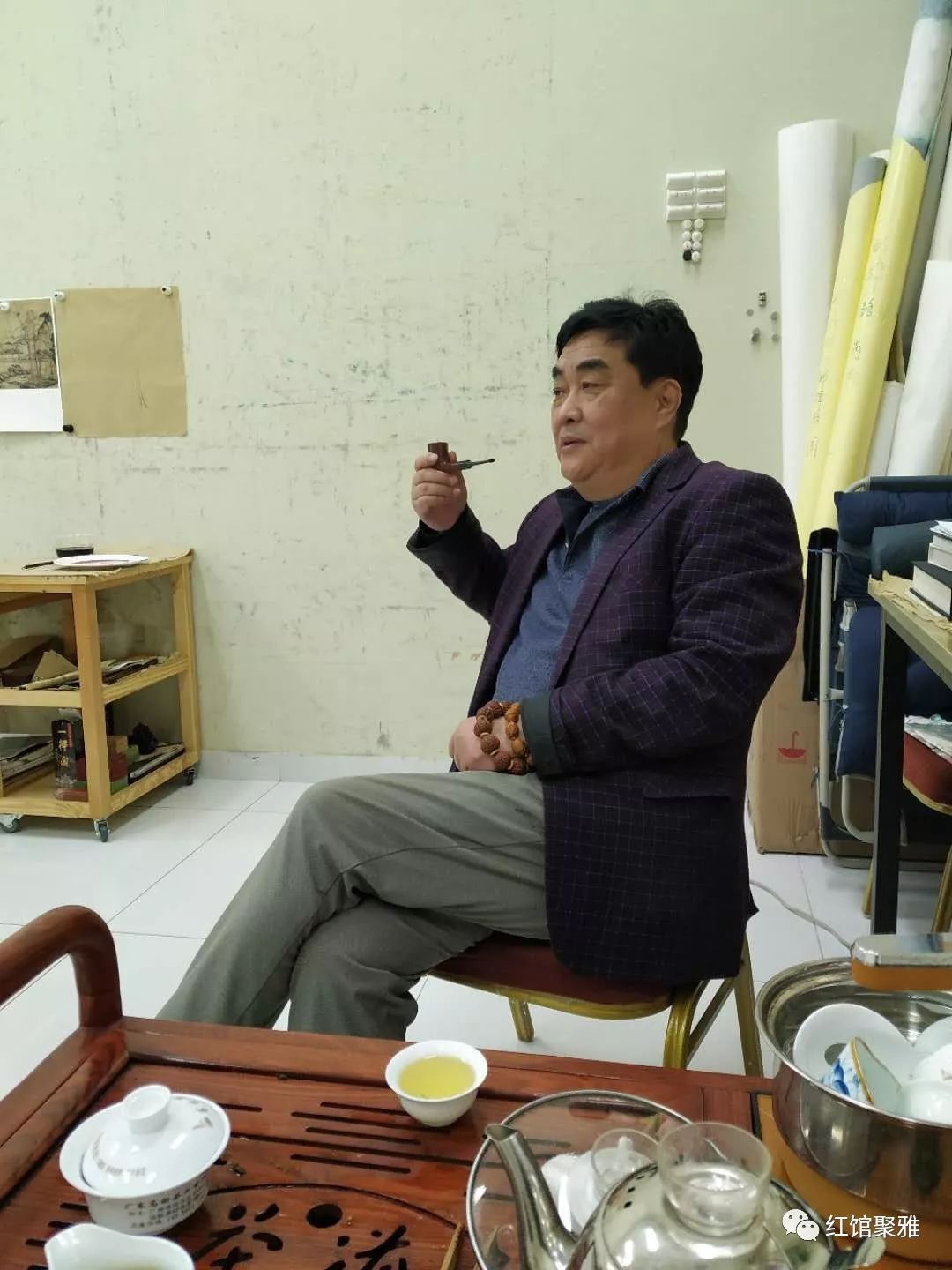 北京景阳画院中国人民大学艺术学院研修班导师蒋明工作室一国画创作班