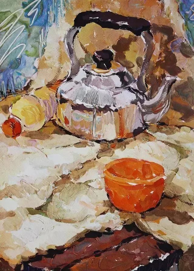 快看~各大美院往年高分卷大集合!附名师犀利点评!_色彩