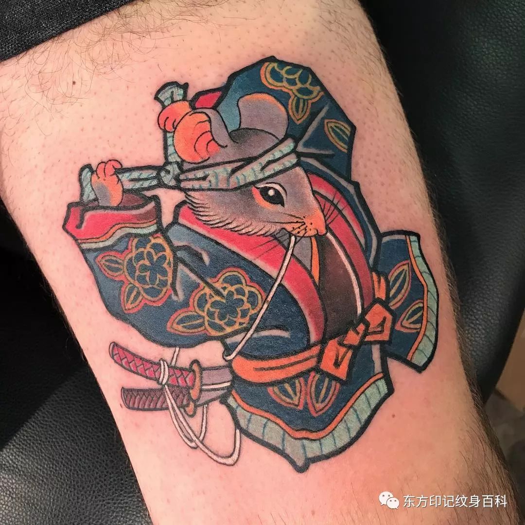 这样的传统纹身一点都不严肃来一组耗子看看