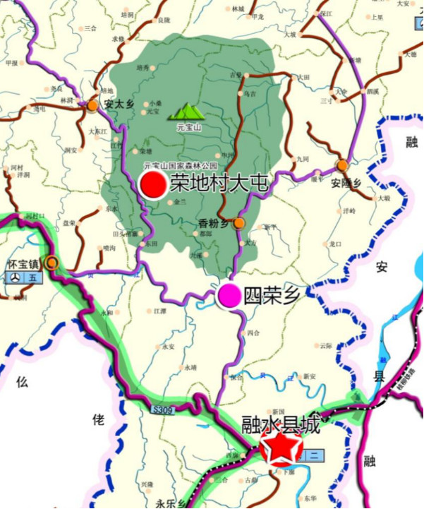融水县四荣乡荣地村拟入选第一批全国乡村旅游重点村