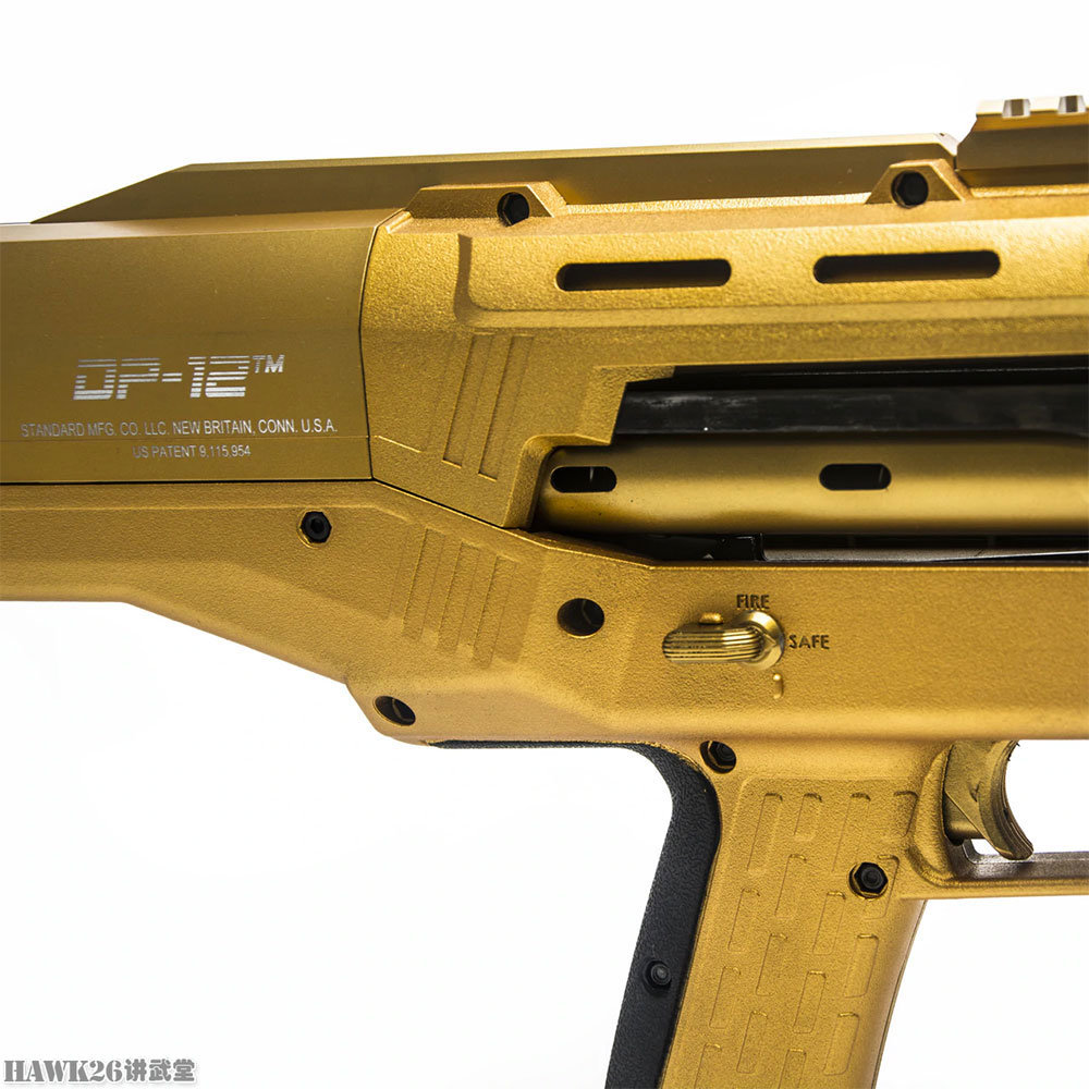 dp-12金色双管霰弹枪"华丽晃瞎眼"仅2000美元吸引土豪关注_弹药