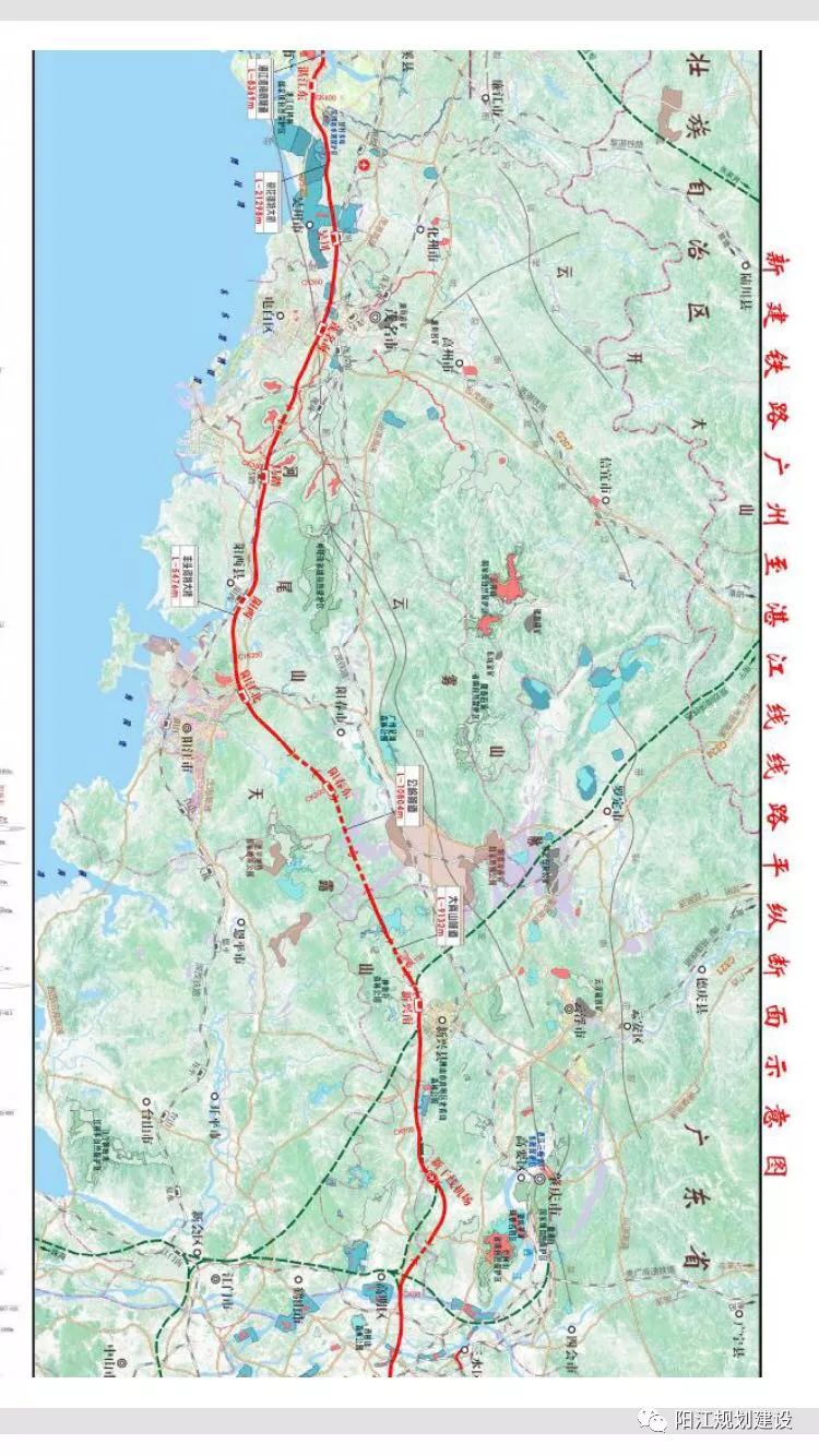 广湛高铁吴川段线路图图片