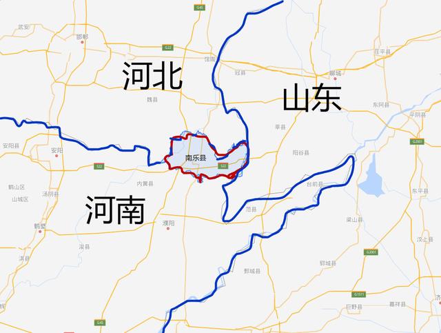 河北与山东交界地图图片