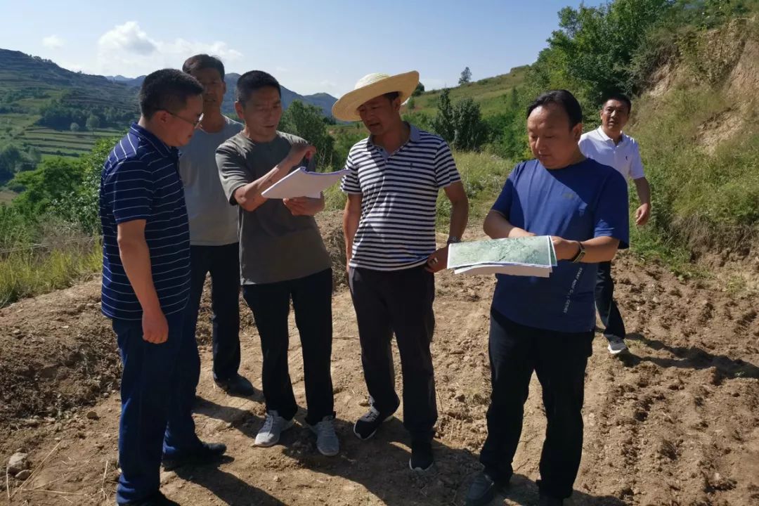 7月31日,陇南市自然资源局副局长杨益,市规划院院长张文德,耕保科长
