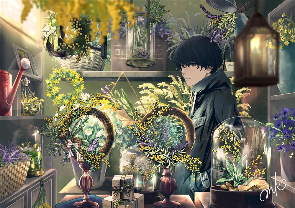 p站美图推荐——日常系男子特辑_id