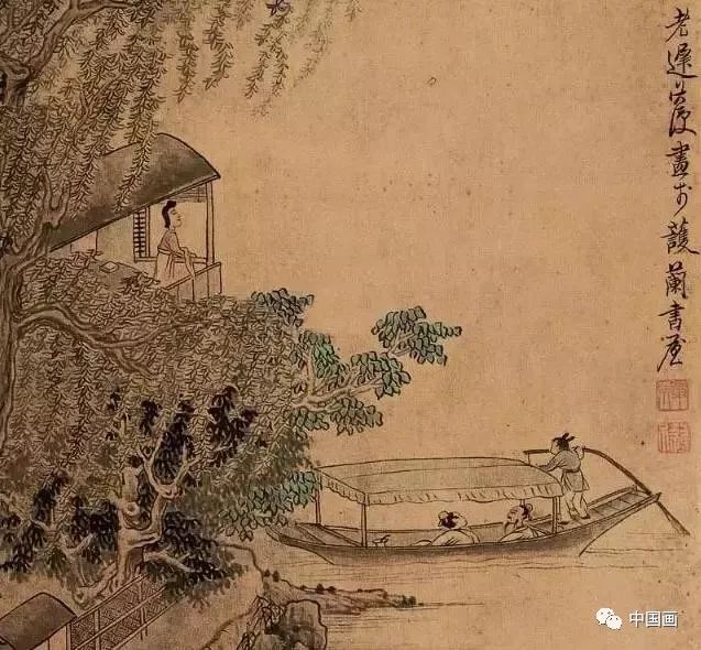 鉴赏:漂荡在古代名画里的"一叶扁舟"