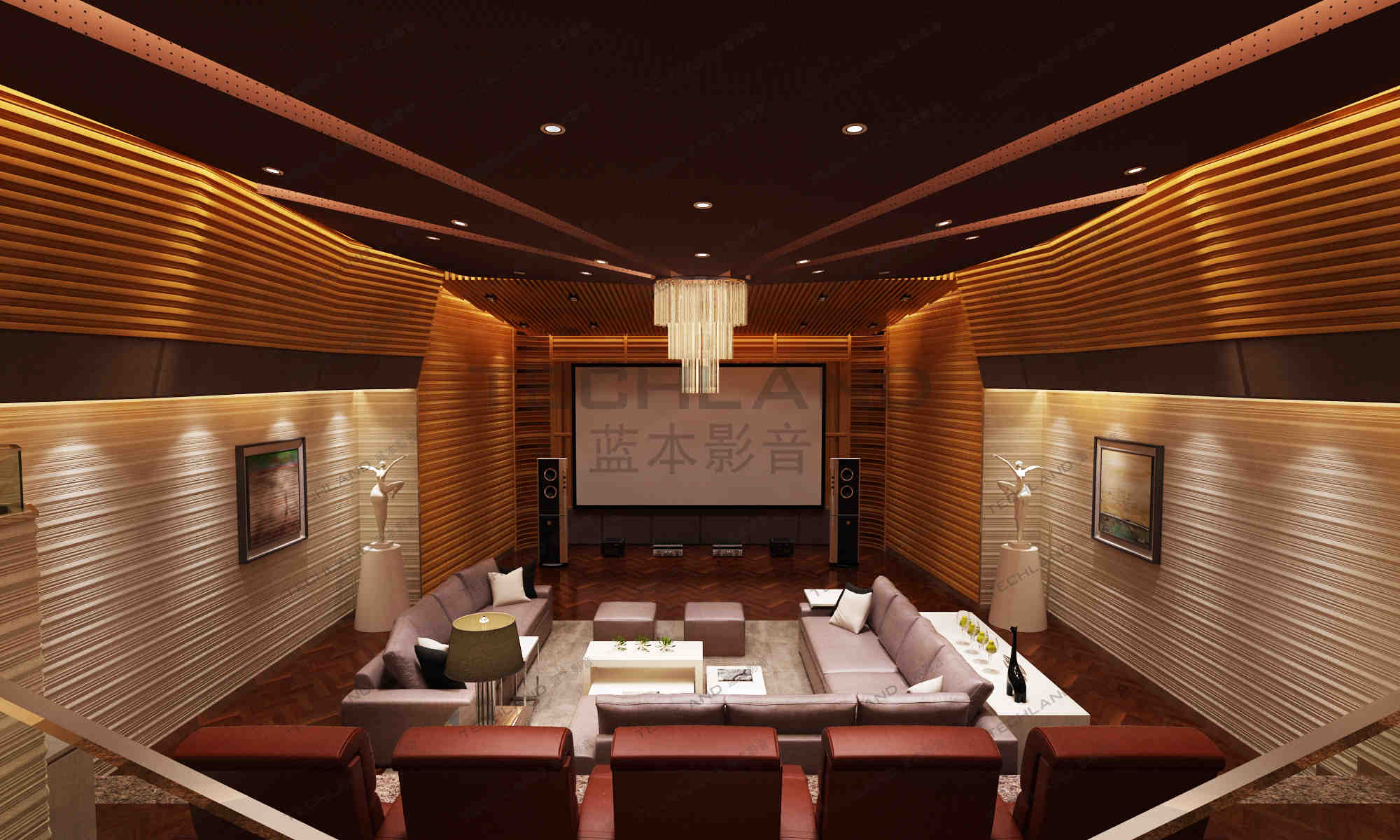 家庭影院设计在家坐拥一个电影院