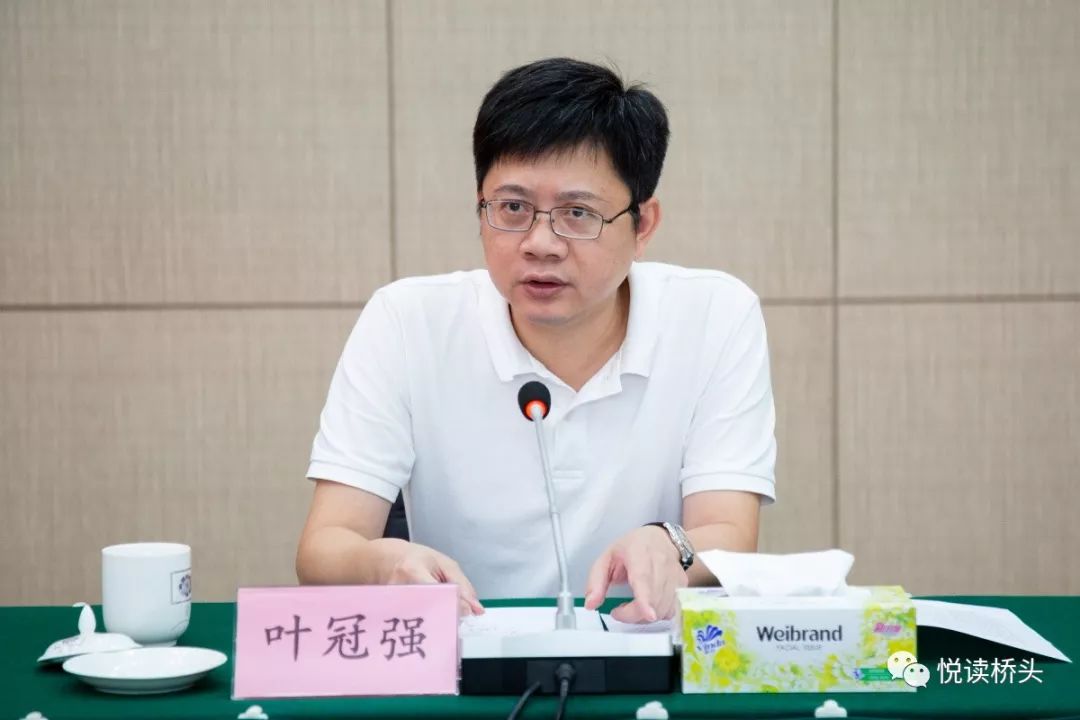 最后,镇委副书记,镇长叶冠强作总结讲话.