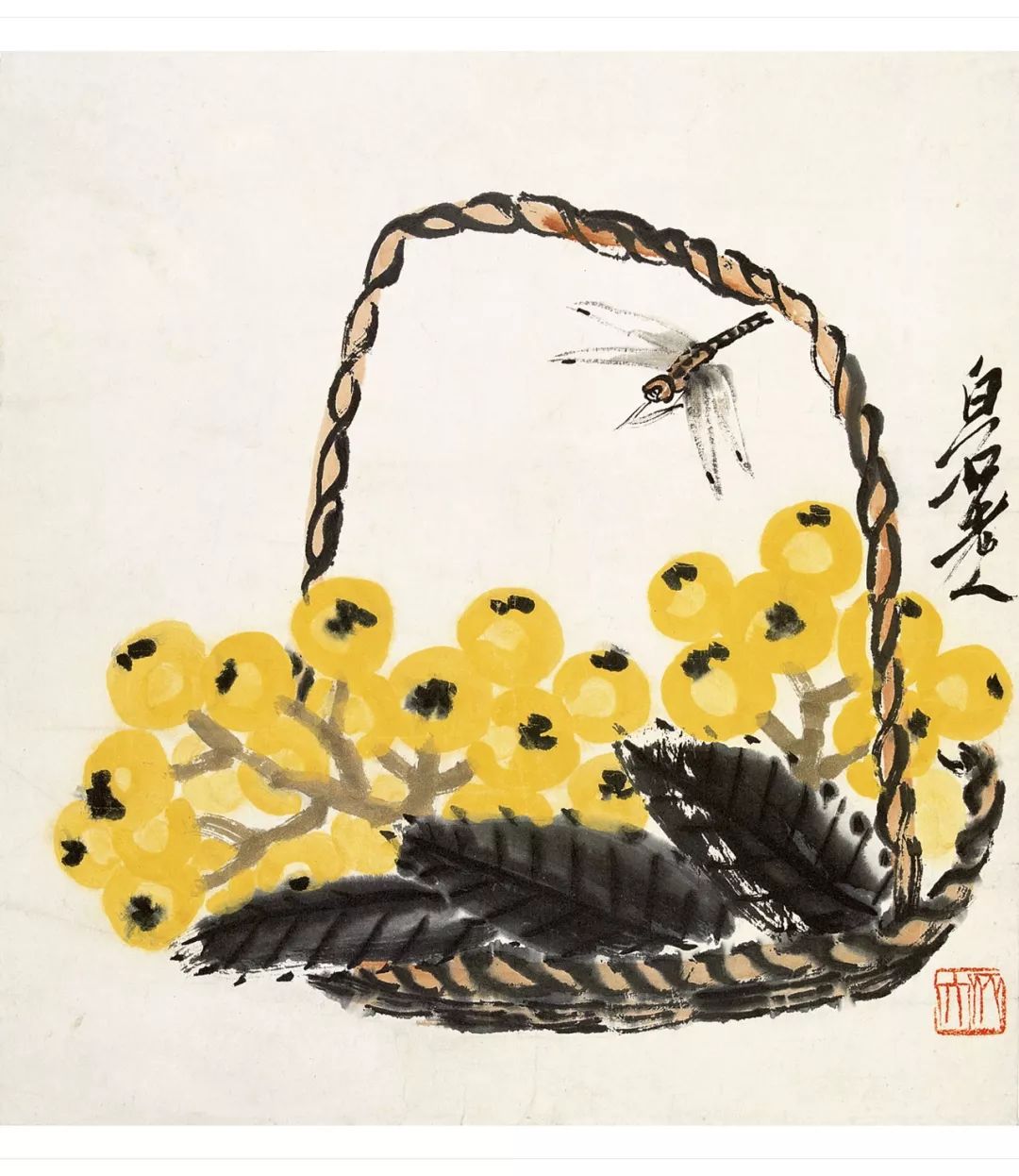 齐白石花鸟虫草小品12幅逸趣横生