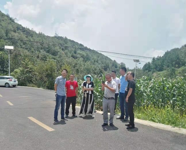 何小丽副区长到百花湖镇调研千村整治工作