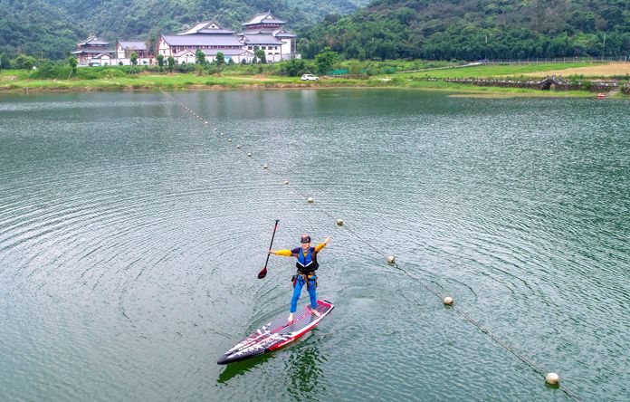 平阳某水库,这群人太会玩了!