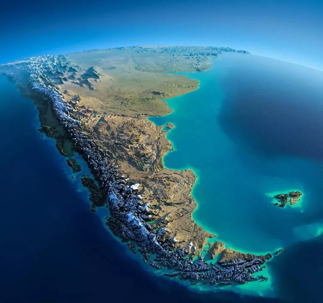 高清3d地图感受世界地形地貌起伏