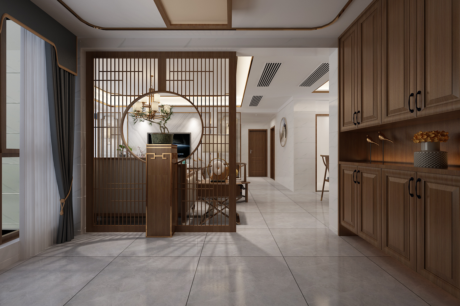 株洲大唐装饰山水国际新中式风格装修,禅意绵绵,意味悠长