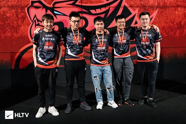 战队之一,战术体系尚未完善的tyloo在晋级到世界大赛后难以打出自己的