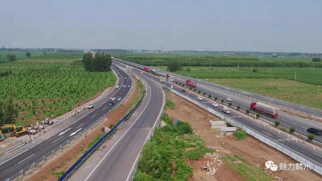 通车单县高速最新进展德上高速ae匝道正式通车