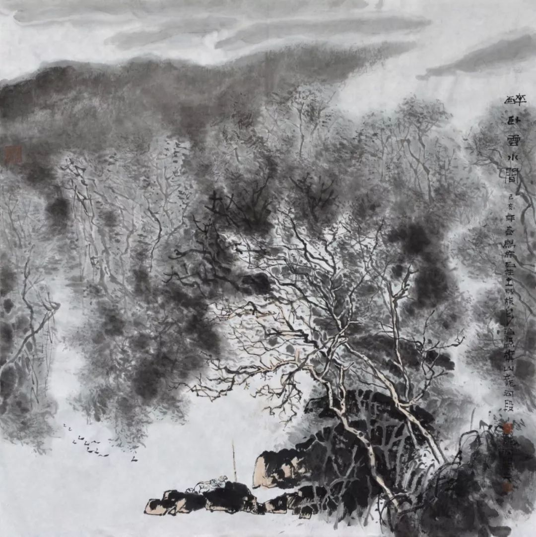 艺展中国扎根沃土钟情自然马建国水墨山水画作品展