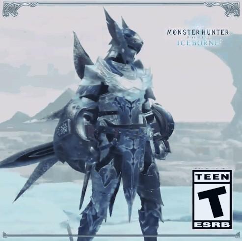 怪物猎人世界冰原霜翼风漂龙套装公布