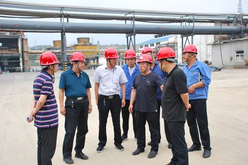 8月1日,阳煤丰喜集团总经理赵哲军,副总经理解交平,综合管理部部长安